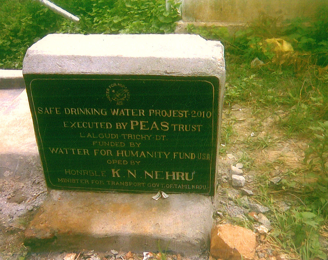 K-N-NEHRU-WATER-BOREWELL-LALGUDI-WATER-FOR-HUMANITY-USA-FUND 2010