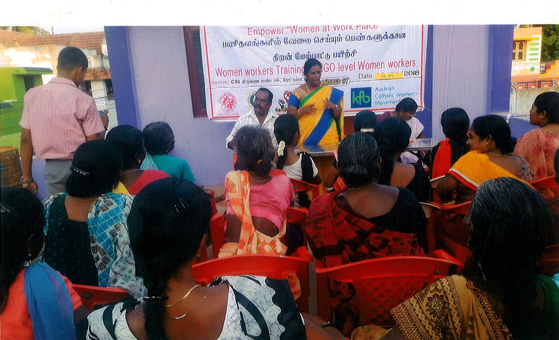 Thozhi-East-Region-Tamilnadu-Empower-Women-at-Work-Place-Women-Workers-Training-NGO-Level-PEAS-TRUST-LALGUDI