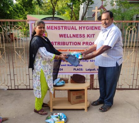 menstrual hygiene Awareness wellness kit distribution Nutrition Support program PEAS TRUST